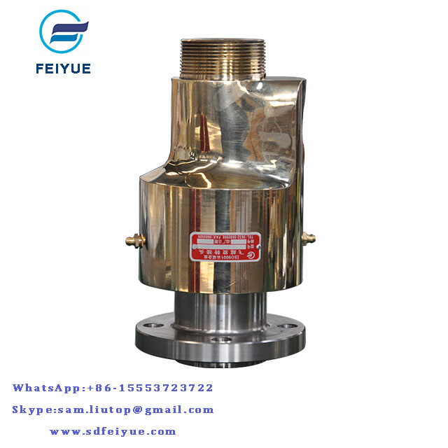Flange connecting steam rotating union copper rotary joint for water Global Trade leader ecrobot